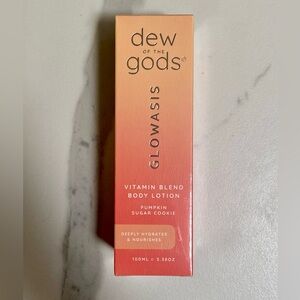 NEW Dew of the Gods Glowasis Vitamin Blend Pumpkin Sugar Cookie Body Lotion